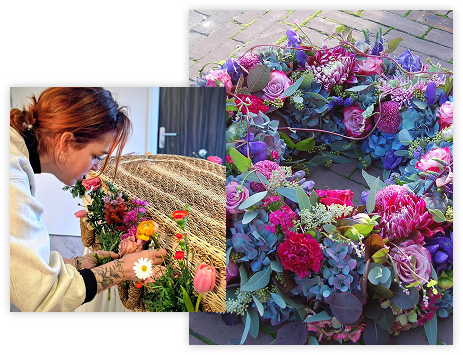 2026 10 collage rouwbloemwerk onder